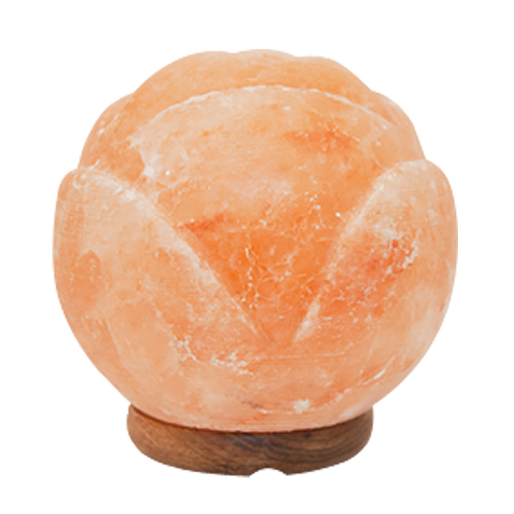 Round Flower Salt Lamp
